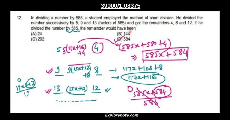 Understanding 39000/1.08375_ A Detailed Guide