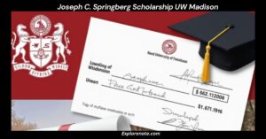 Joseph C. Springberg Scholarship UW Madison